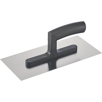 Glättekelle rostfrei 280x130mm Kunststoffgriff - Fortis