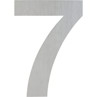 Hausnummer Ziffer 7 Edelstahl