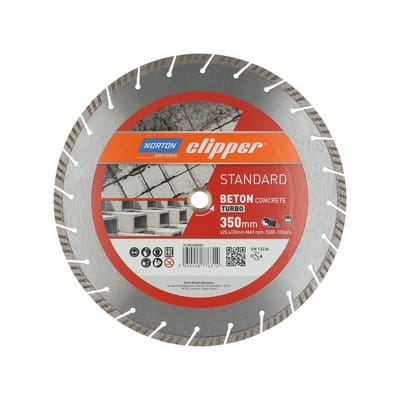 FP - Clipper Diamant Sägeblatt standard beton turbo, Ausführung: 350 x 25,4 / 20 mm