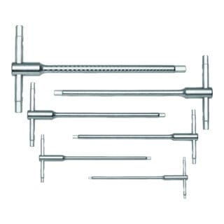 FP - Swiss Tools T-Griff-Schraubendreher- Satz mit Gleitgriff 5-teilig 2,5-6mm