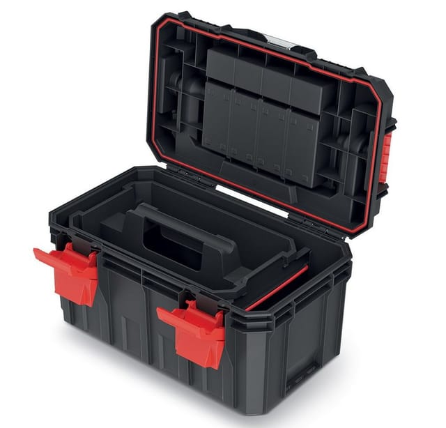 Werkzeugkiste Werkzeugkoffer Werkstattkasten Box Toolbox s Block Pro, Version: KXSA4530F, 450 x 280 x 264 - Kistenberg