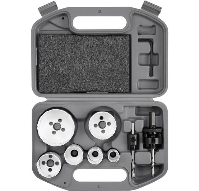 Toolcraft - TO-6803625 Lochsägen-Set 6teilig 22 mm, 29 mm, 35 mm, 44 mm, 51 mm, 68 mm 1 Set