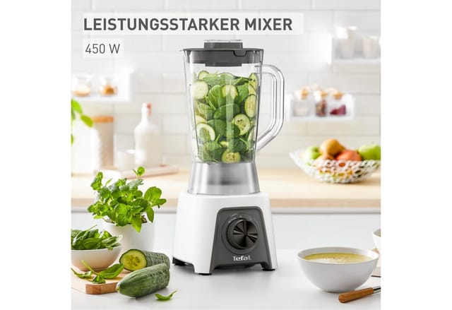Tefal Blendeo+ BL2C0130 Mixer weiß 450 Watt