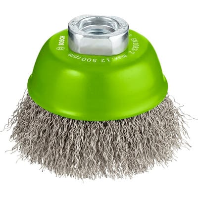 Bosch - pro Stainless Steel clean Topfbürste, 75 x 0,3 mm, Gewinde