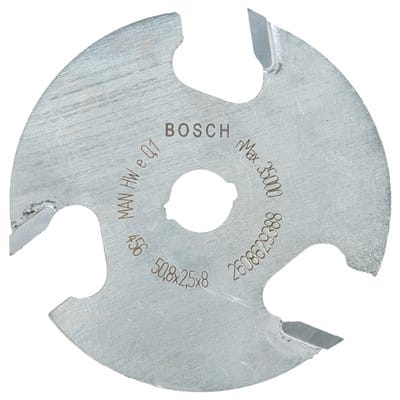 Scheibennutfräser, 8 mm, D1 50,8 mm, l 2,5 mm, g 8 mm - Bosch