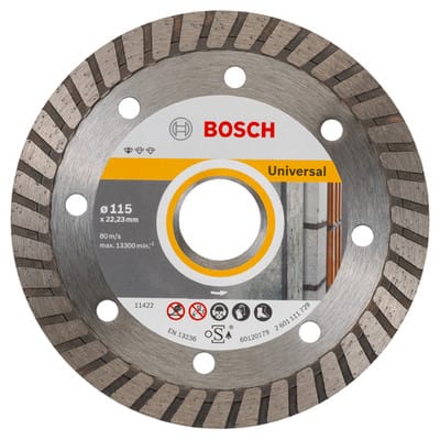 Bosch - Diamanttrennscheibe Standard for Universal Turbo, 115x22,23x2x10 mm, 1er-Pack