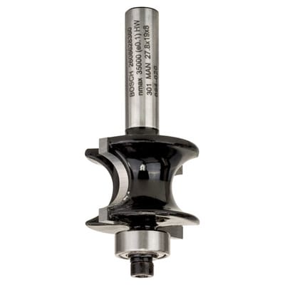 Halbstabfräser Standard for Wood 8 mm 6 mm 19 mm 63 mm - Bosch