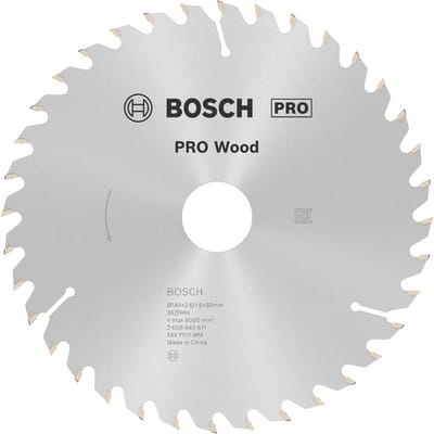 Kreissägeblatt Optiline Wood für Handkreissägen 184 x 30 x 2,6 mm 36 - Bosch