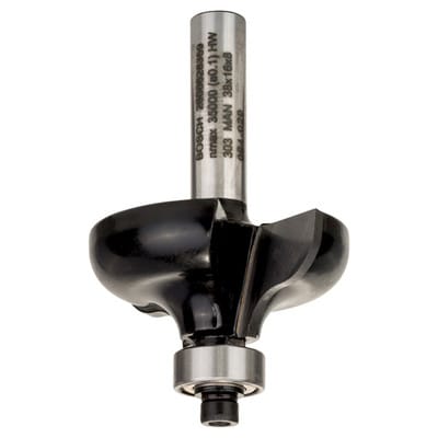 PROFILfräser g, 8 mm, R1 6,35 mm, d 38 mm, l 15,7 mm, g 57 mm - Bosch