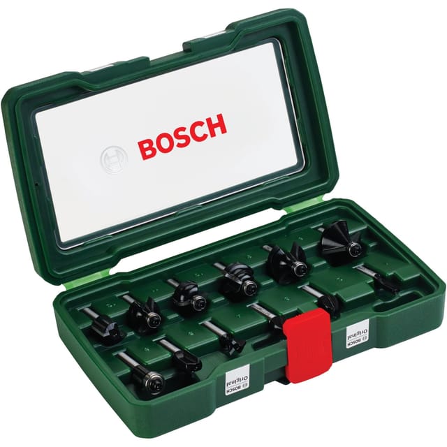 Zubehör - Fräser-Set, 12-tlg. 2607019466 - Bosch