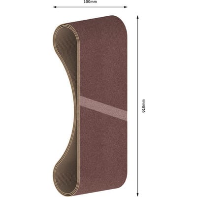 Zubehör - Schleifband, P40, 100x610 mm, 10 Stück 2608606134 - Bosch