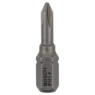 Schrauberbit Extra-Hart, ph 1, 25 mm, 25er-Pack - Bosch