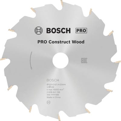 Pro Construct Wood Kreissägeblatt, 150 x 2,4 x 20 mm - Bosch