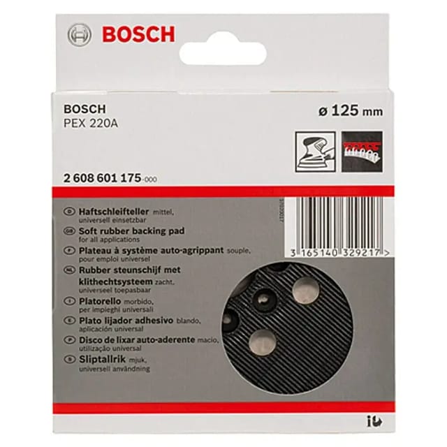 Schleifteller mittel, 125 mm, 8, für pex 220 a - Bosch