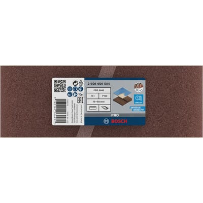 Bosch Accessories 2608606084 Schleifband Körnung (num) 150 (L x B) 533 mm x 75 mm 10 St.