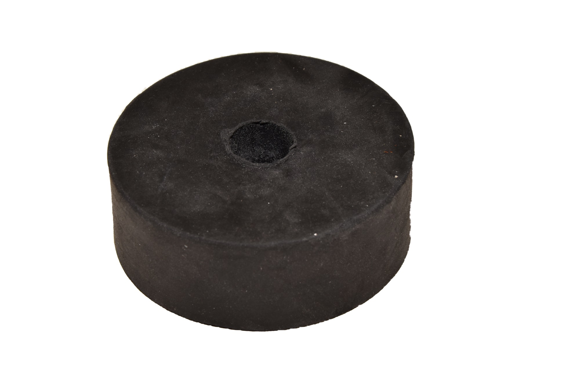 Gummiunterlage Hartgummi Auflage Mit Befestigungsloch Rund Ø 80 Mm