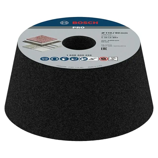 Pro Metal Konischer Schleiftopf, 90 x 110 x 55 mm, G24 - Bosch