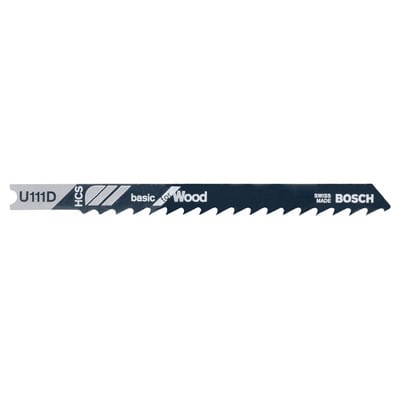 3x Stichsägeblatt u 111 d Basic for Wood - 2608637559 - Bosch
