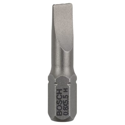 Schrauberbit Extra-Hart, s 0,8 x 5,5, 25 mm 3 Stk - Bosch
