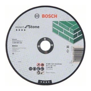 Bosch Power Tools Trennscheibe 180x3mm f. Stein ger 2608600323 25 Stk