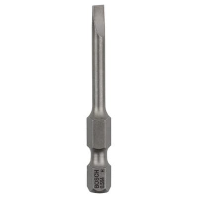 3x Schrauberbit Extra-Hart, s 0,5 x 4,0, 49 mm - 2607001475 - Bosch