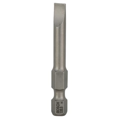 3x Schrauberbit Extra-Hart, s 1,0 x 5,5, 49 mm - 2607001481 - Bosch