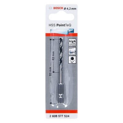 Accessories 2608577524 PointTeQ 1 Stück Spiralbohrer - Bosch