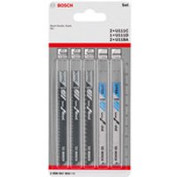 Accessories 2608667855 Stichsägeblatt-Set Basic for Wood and Metal, 5-teilig, Universalschaft - Bosch Bild 2