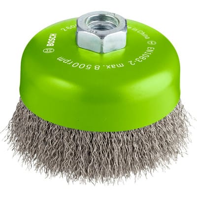 Pro Stainless Steel clean Topfbürste, 100 x 0,3 mm, Gewinde - Bosch