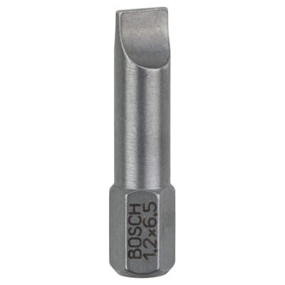 Bosch 3x Schrauberbit Extra-Hart, S 1,2 x 6,5, 25 mm - 2607001466