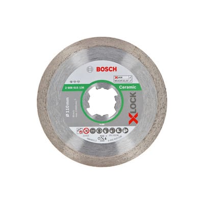 Bosch - x-lock Diamanttrennscheibe Standard for Ceramic 110 x 22,23 x 1,6 x 7,5