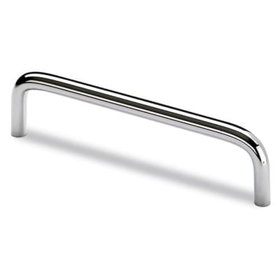 Hettich - Griff Noreia ø 8 mm, la 96 mm, Breite 104 mm, Stahl verchromt poliert