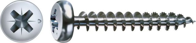 Spax - Universalschraube 3 x 10 mm Halbrundkopf Kreuzschlitz z Vollgewinde S-Spitze wirox A3J 1000 Stk