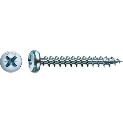 Spax Universalschraube 3,5 x 16 mm Halbrundkopf Kreuzschlitz Z Vollgewinde 4CUT WIROX A3J 1000 Stk