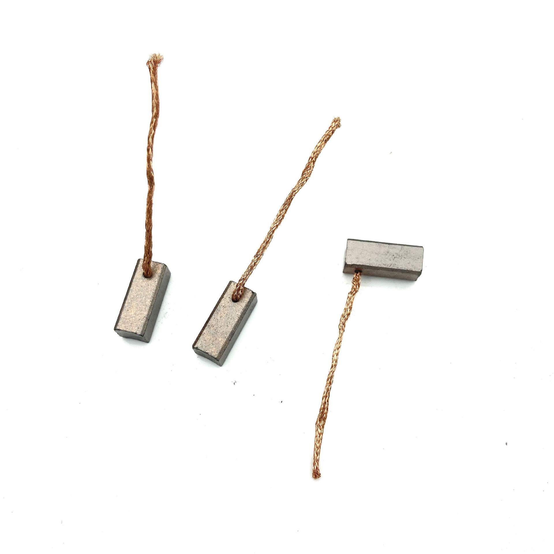 6615 Kohlebürsten Für Gleichstrommotoren, Wasserpumpenmotoren Und Scheibenwischermotoren (6×6×15 Mm).