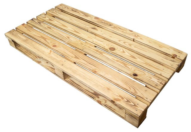 Palette 120 x 60 x 12 cm - geflammt