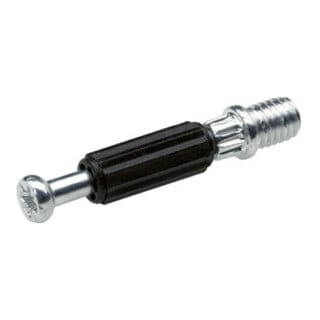 Hettich - rastex 15 Twister Einschraubdübel M6x7,8, Bohr ø8/10, Spannmaß 30