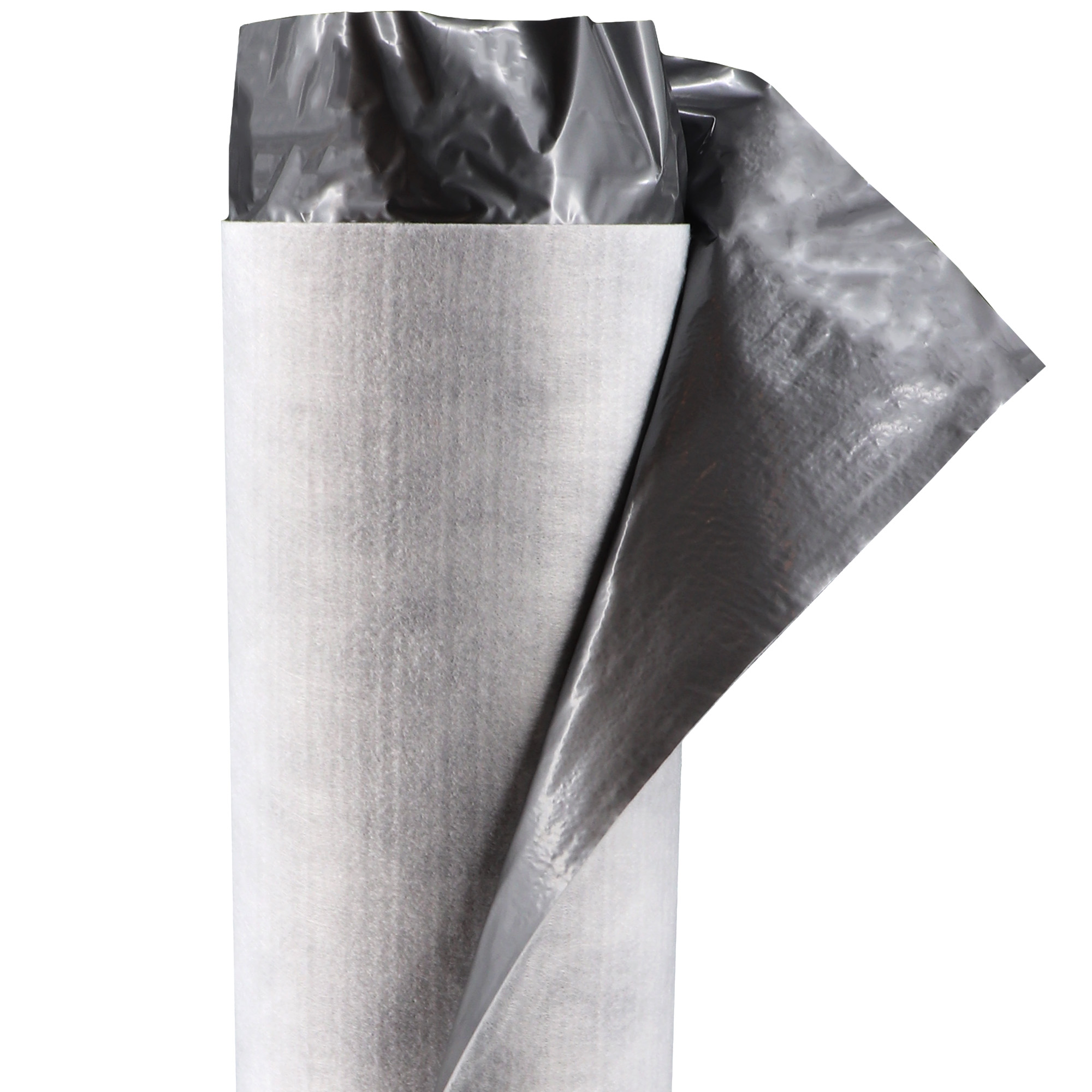 Trittschalldämmung Mit Dampfsperre 50 M² 1m Breit – Parkett- Und Laminatunterlage 1,5 Mm – Pes-vlies 150 G/m² Mit 70 Μm Pe-folie
