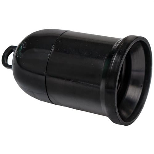 Fassung E27 4A 250V schwarz