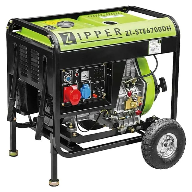 Zipper - Diesel-Stromerzeuger ZI-STE6700DH 6500 w Stromerzeuger
