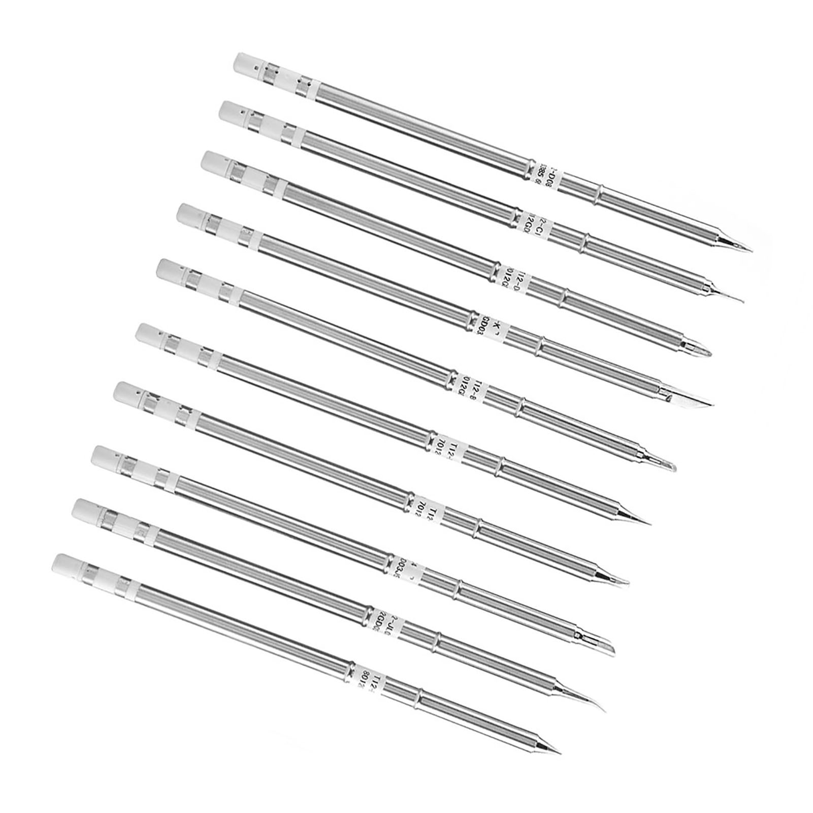 10 Lötspitzen Der Serie T12 Als Ersatzteile Für Die Rework-station Fx-951