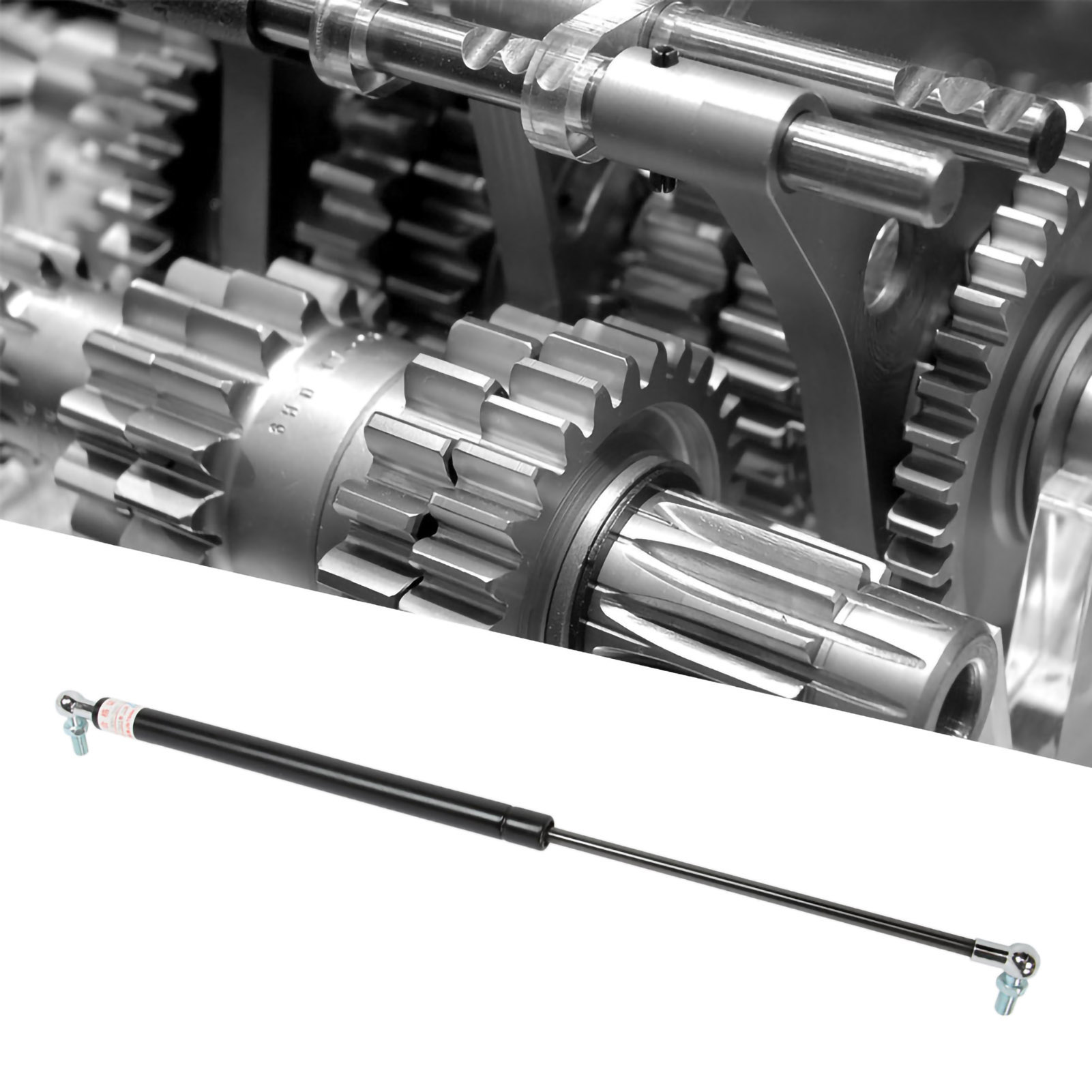 Hydraulische Gasfeder Zum Anheben Des Deckels, Achsabstand 500 Mm, Hublänge 200 Mm, Druck 100 N (kugelkopf)