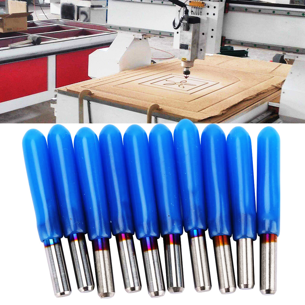 10 Stück 3,175 Hochwertiger Wolframstahl-pcb-gravierbit Cnc-fräswerkzeug (20° 0,4)
