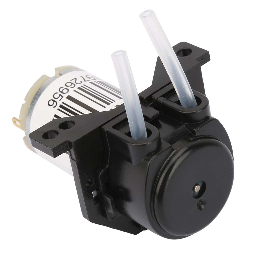 6v Miniatur-schallschutz-schlauchschlauchpumpe, Titration, Gleichstrom, Selbstansaugende Pumpe (rechteckig, Schwarz)
