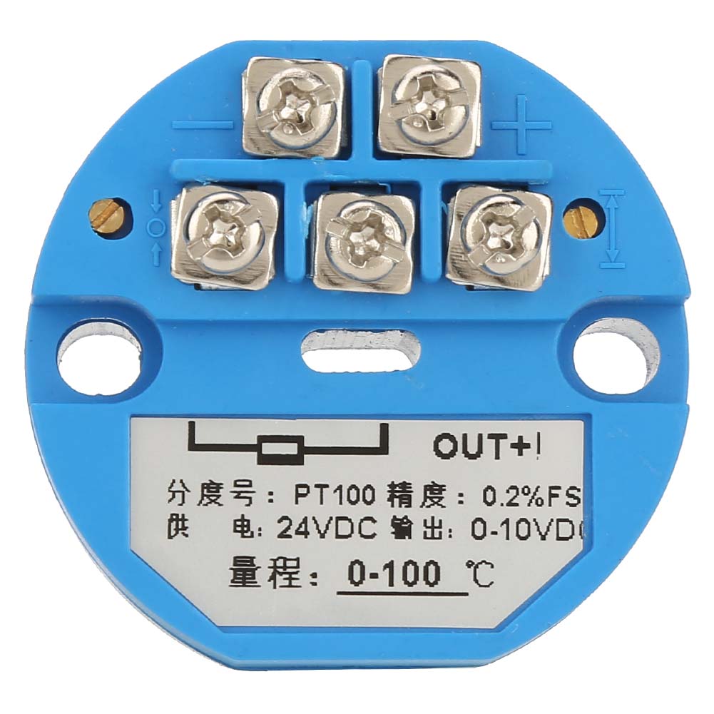-50 Bis 400 Grad Pt100 Temperaturtransmitter, Dc24v Ausgang, 0-10v Sensor