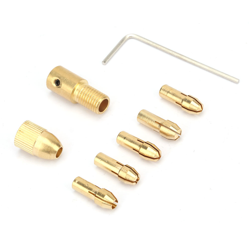 Artikel 0,5-3 Mm Elektrische Bohrmaschinen-spannzange Mikrogewindebohrer Bohrfutteradapter (3,17 Mm)