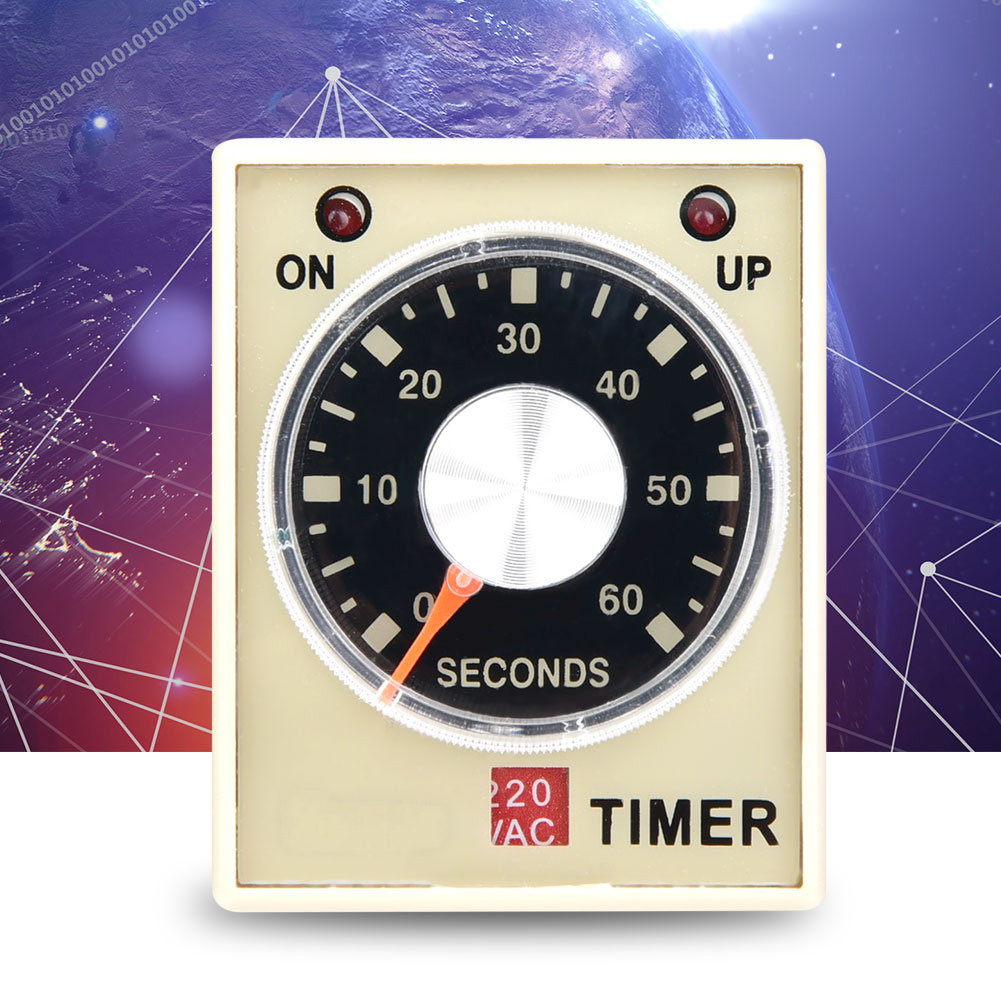 Ah3-3 Einschaltverzögerungs-zeitrelais Ac 220v 50/60hz (60s)