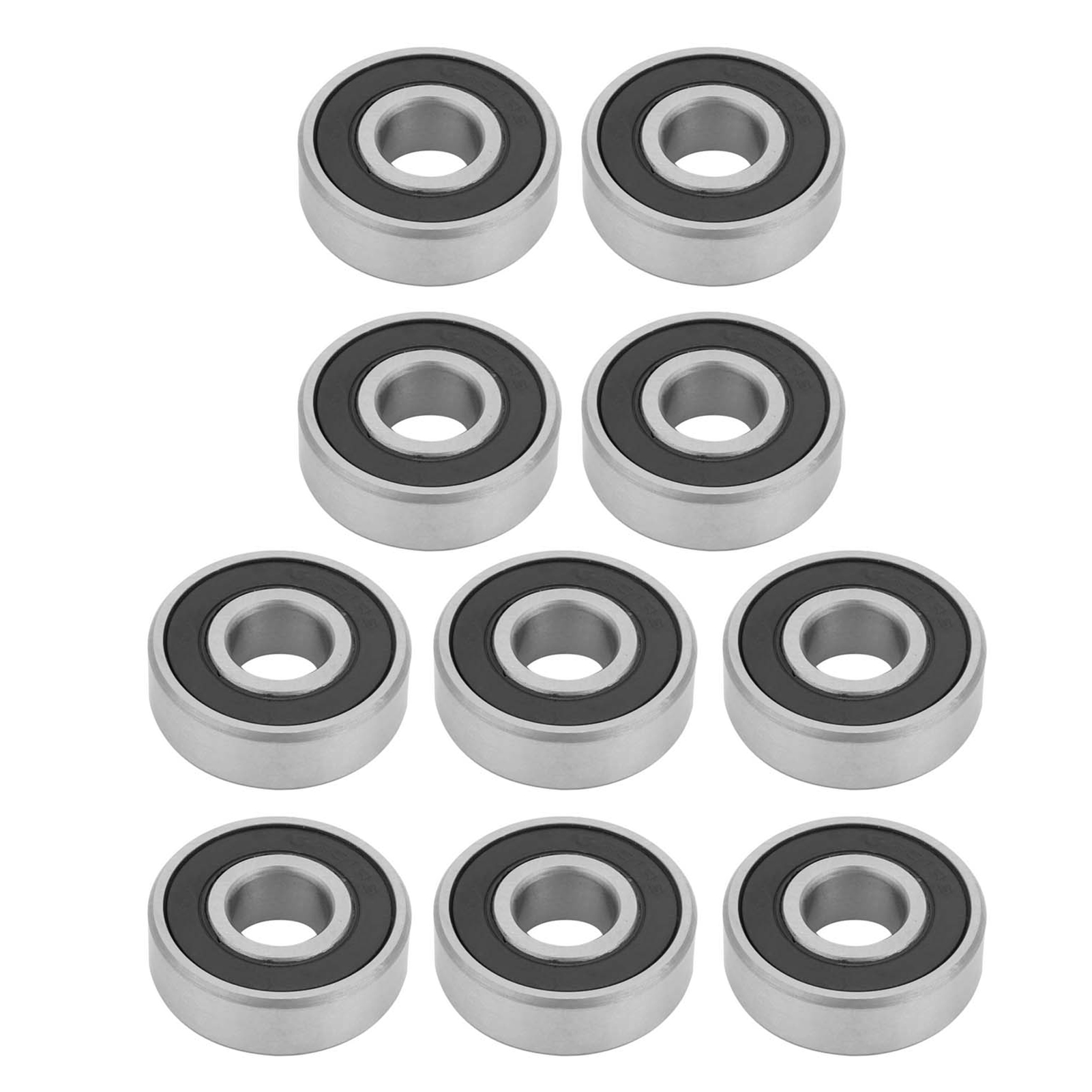 10 Stück 6201-rs Wälzlagerstahl Rillenkugellager 12 Mm