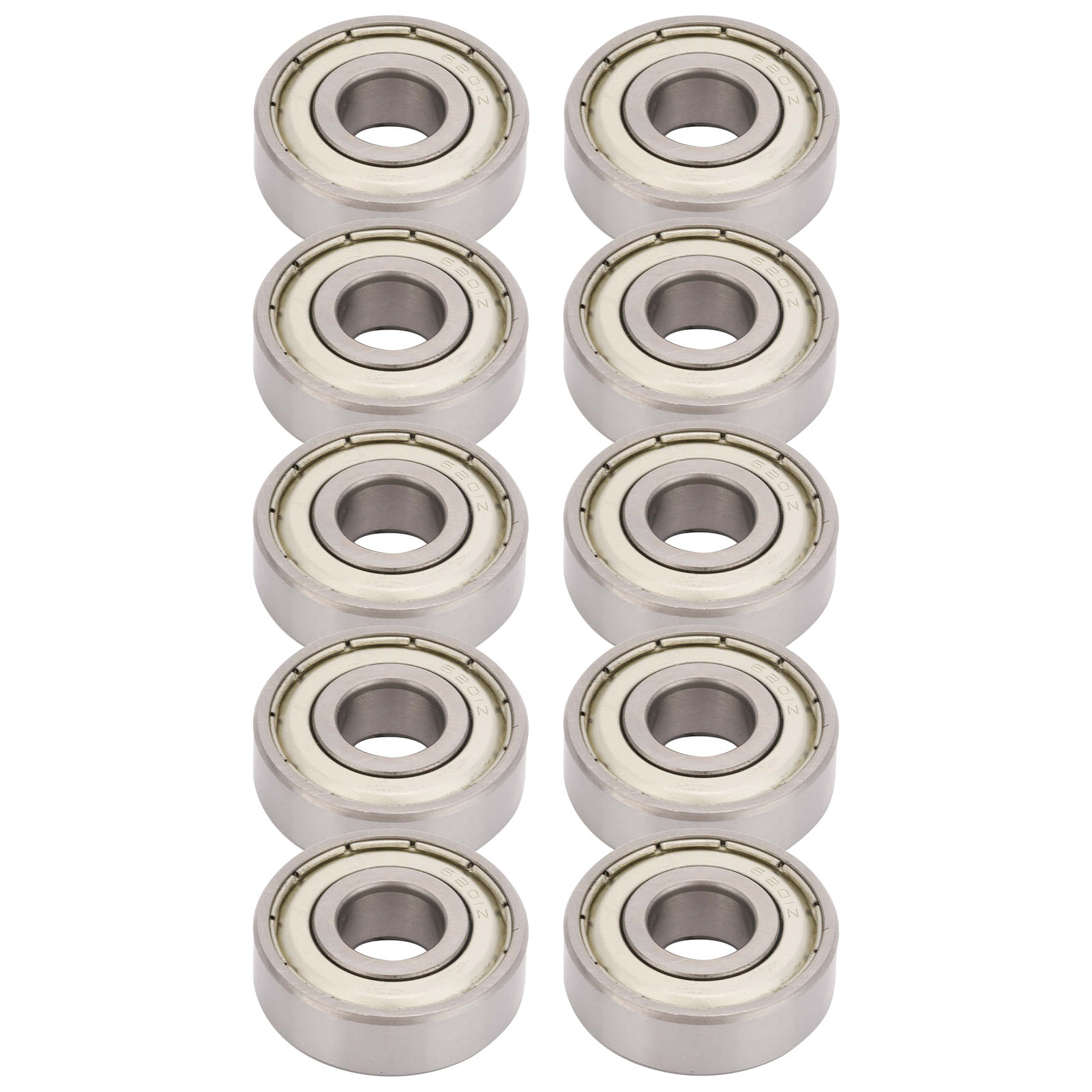 10 Stück 6201z Wälzlagerstahl Rillenkugellager 12 Mm