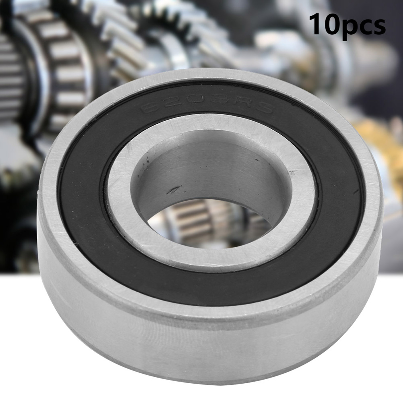 10 Stück Rillenkugellager Aus 6203rs-wälzlagerstahl, 17 Mm